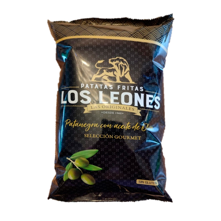 Los Leones. Chips con aceite de oliva