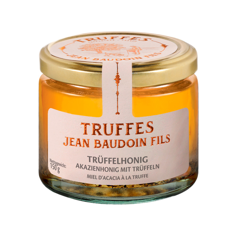 Jean Baudoin-Plantin. Acacia honey with summer truffle (tuber aestivum)