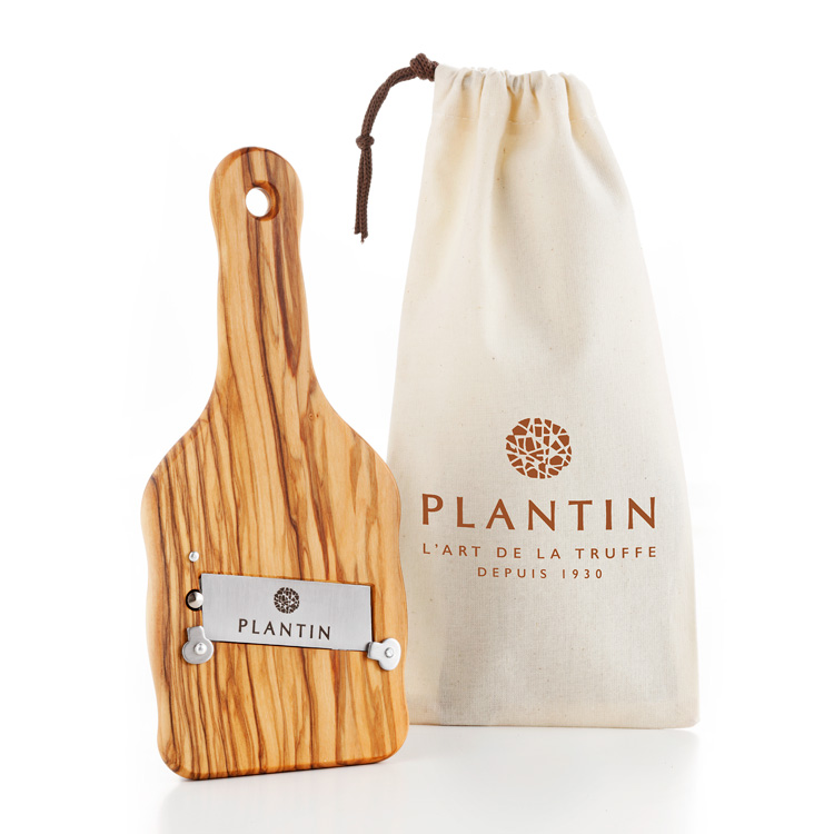 Jean Baudoin-Plantin. Truffle slicer made of olive wood