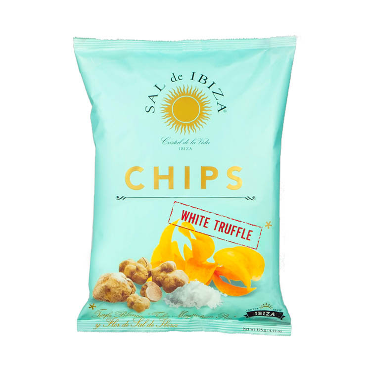 Sal de Ibiza. Chips con trufa blanca