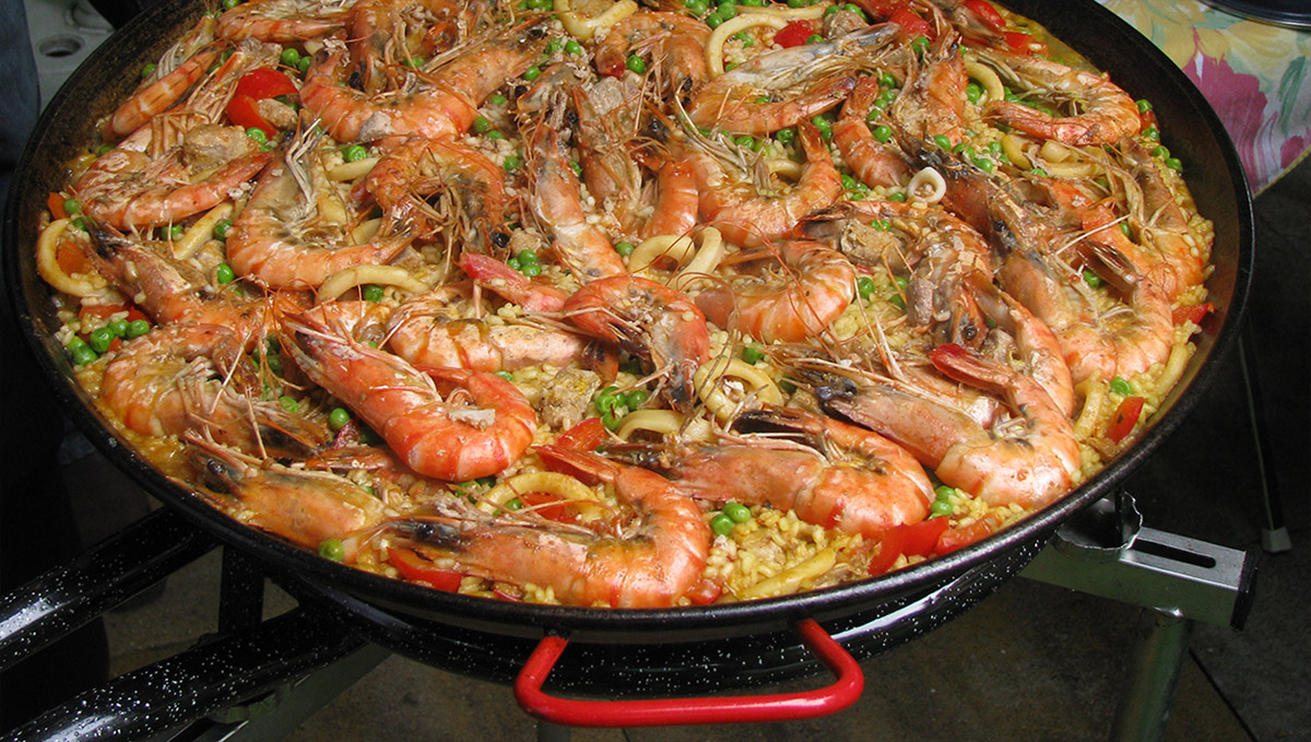 Paella de marisco