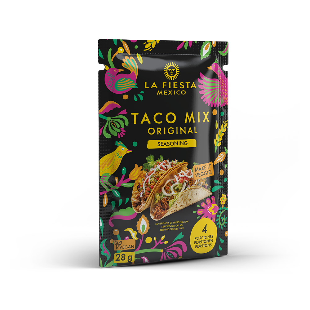 La Fiesta México. Sazonador Taco Mix Original