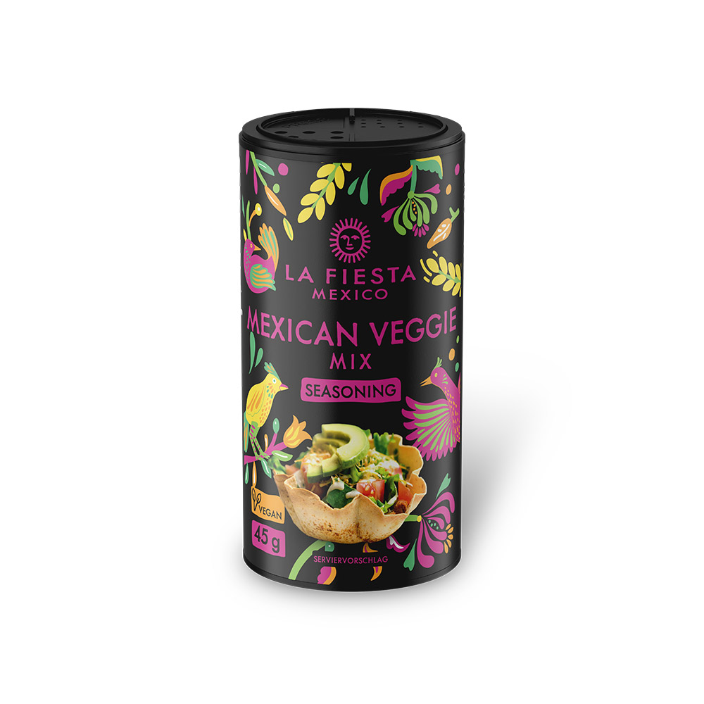 La Fiesta México. Sazonador Mexican Veggie Mix