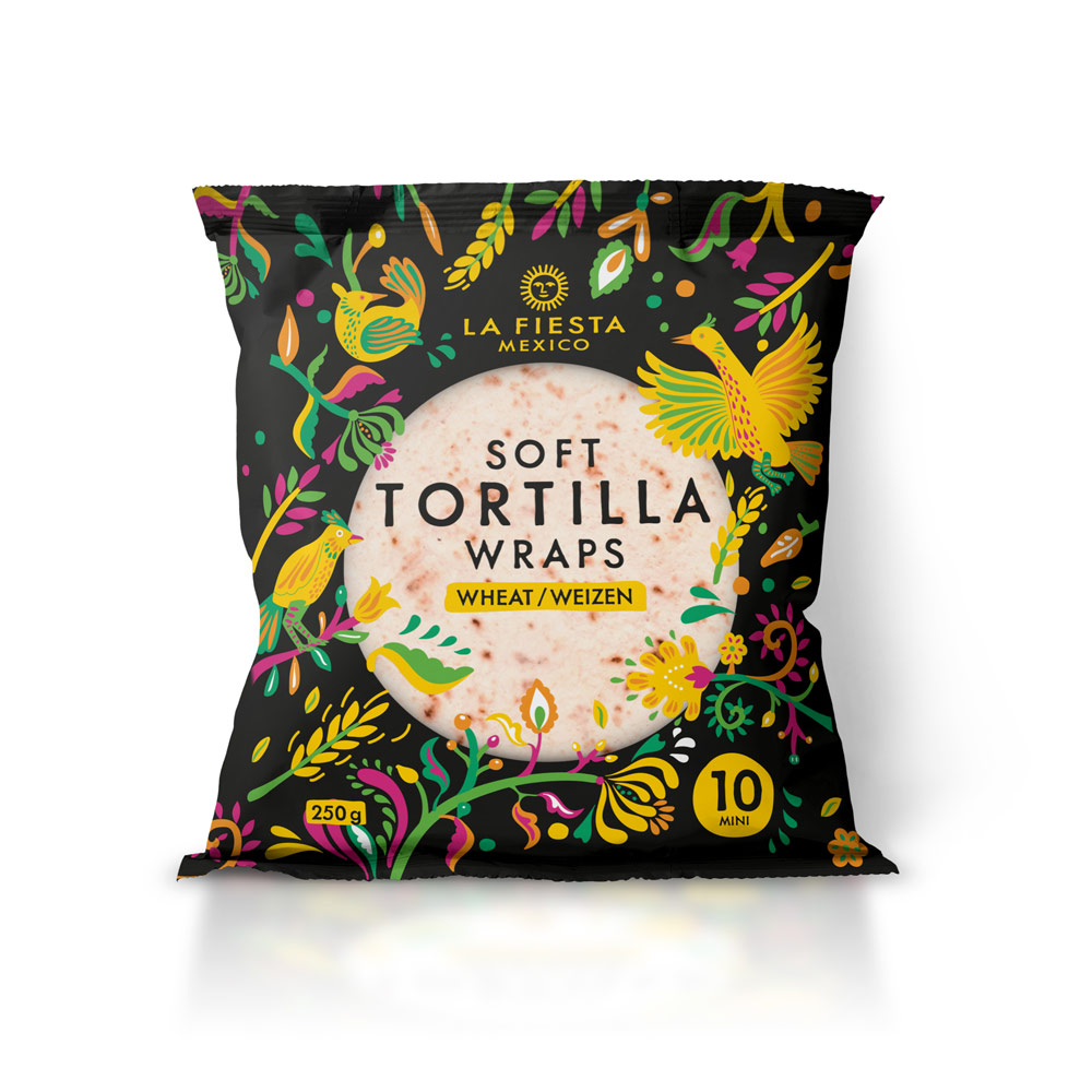 La Fiesta México. Tortillas de trigo Mini