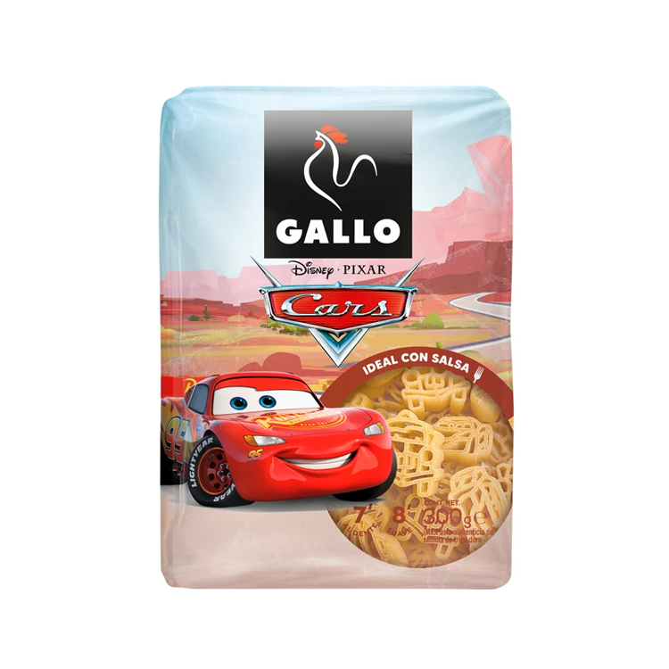 Pasta GALLO. Disney Cars