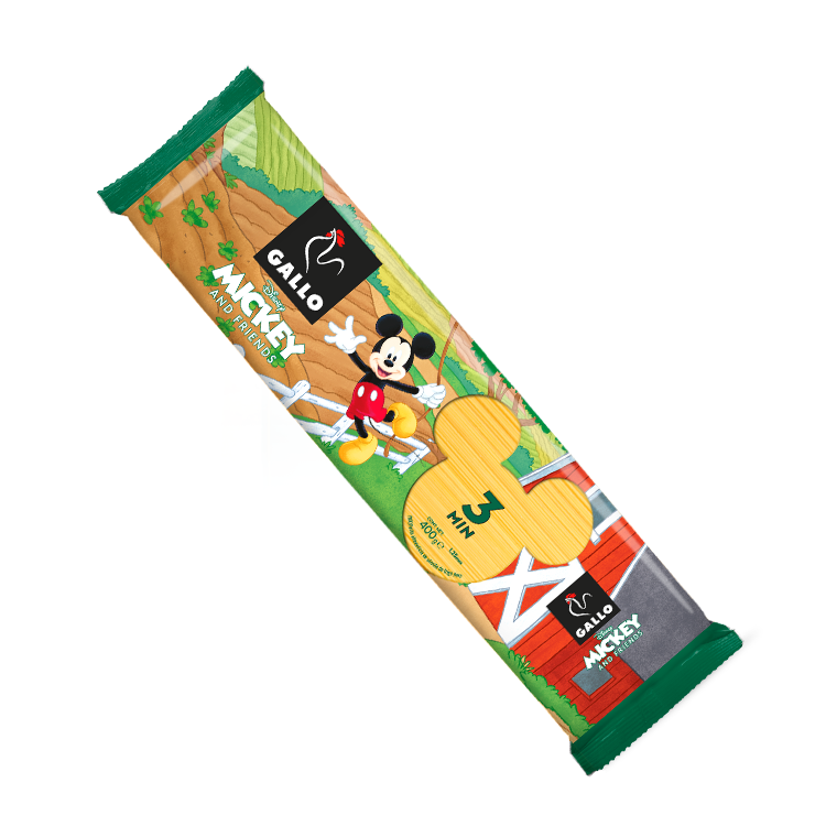 Pasta GALLO. Spaghetti Disney Mickey