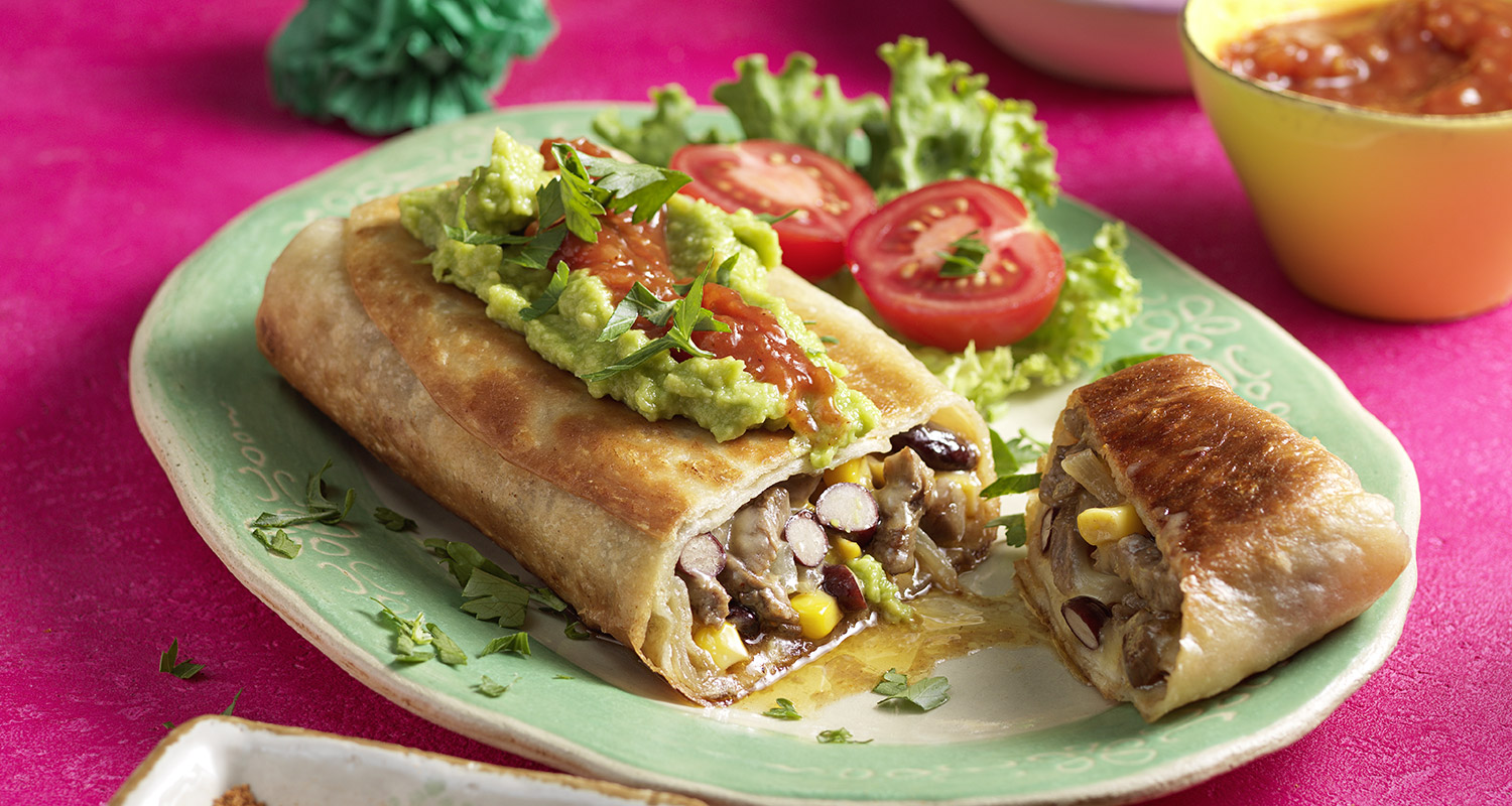 Chimichanga mit Rindfleisch