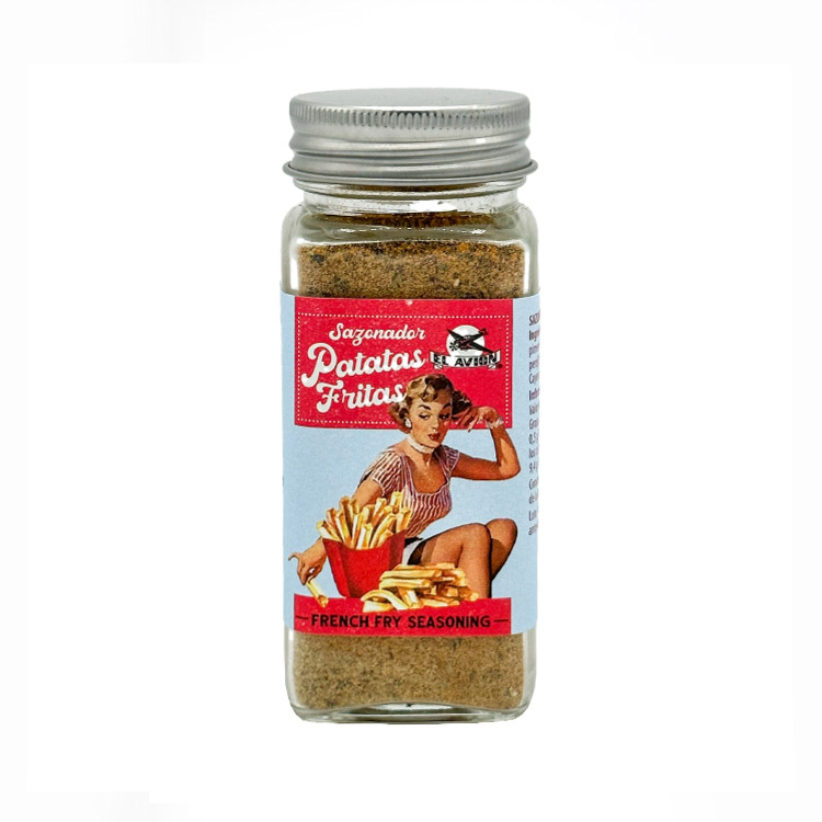 El Avion. Patatas Fritas seasoning shaker